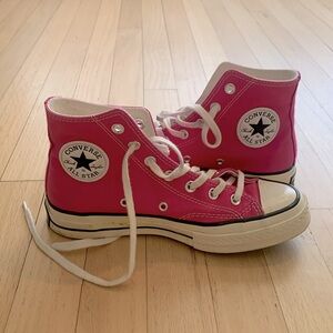 Pink Hightop Converse
